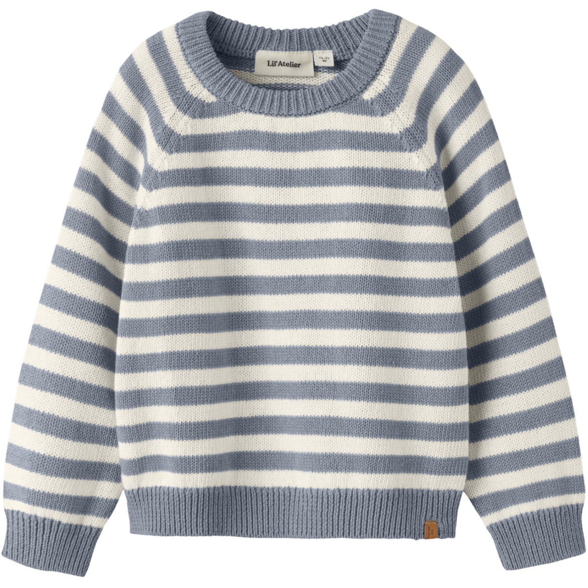Lil'Atelier Coconut Milk Tradewinds Nmmdason Ls Knit Lil