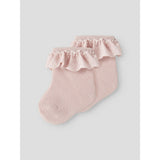 Lil'Atelier Misty Rose Nbfdertrud 2 Pack Socks Lil