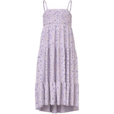 Name It Lavender Fog Small Floral Nkfvinaya Strap Maxi Dress