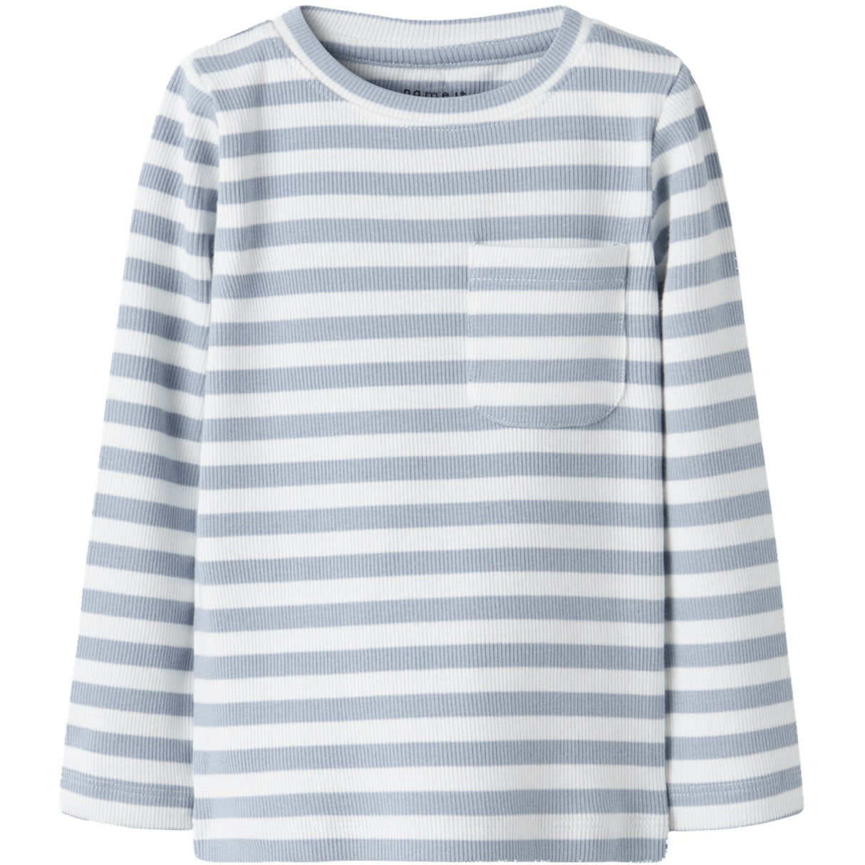 Name It Blue Fog Cloud Dancer Nmmdekab Slim Ls Top