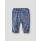 Name It Medium Blue Denim Flower Emb Nbfrose Shaped R Emb Jeans 5321-Yb H
