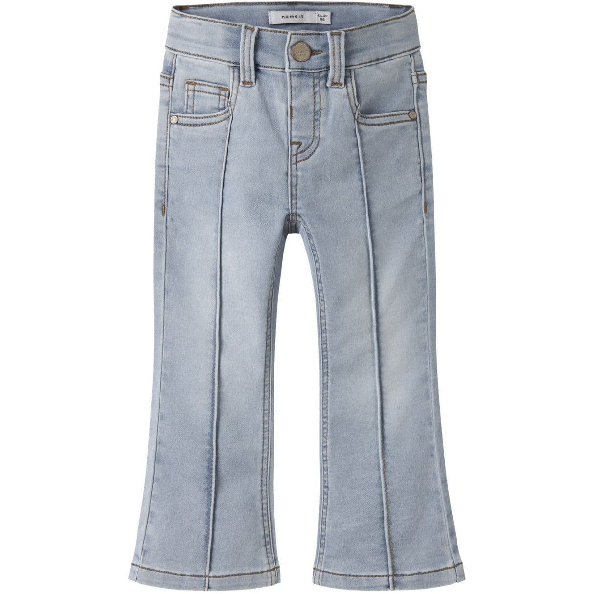 Name It Light Blue Denim Nmfpolly Skinny Bootcut Jeans 2055-Th D