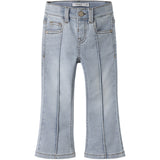 Name It Light Blue Denim Nmfpolly Skinny Bootcut Jeans 2055-Th D