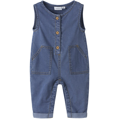 Name It Medium Blue Denim Nbmeddie Bag Dnm Overall 1103-Yb F