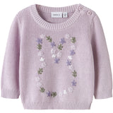 Name It Lavender Fog Nbfdetummi Ls Knit