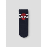 Name It Navy Blazer Nmmfranky Spider 3P Socks Mar