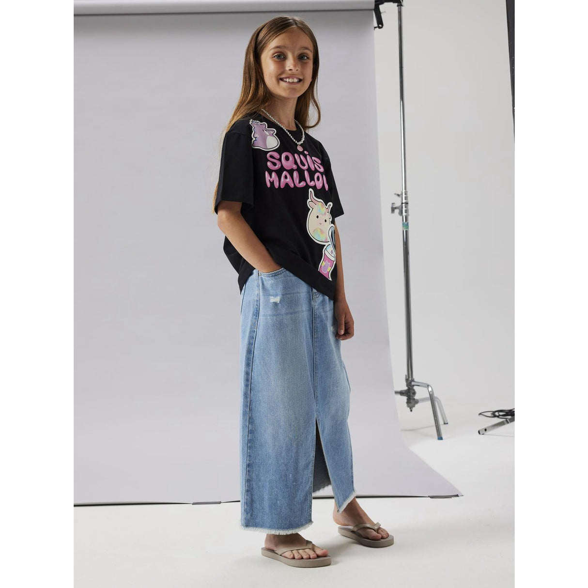 Name It Black Nkfmosa Squish Nreg Ss Top Box Bfu