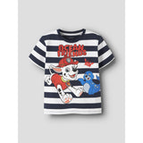 Name It Navy Blazer Nmmmilan Paw Ss Nreg Top Box Cplg