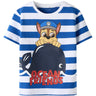 Name It Lapis Blue Nmmmilan Paw Ss Nreg Top Box Cplg