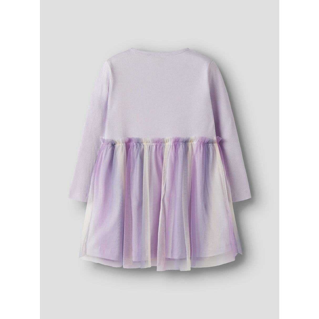 Name It Lavender Fog Nmfdotiana Ls Dress