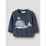 Name It Vintage Indigo Nbmfosea Ls Knit Box