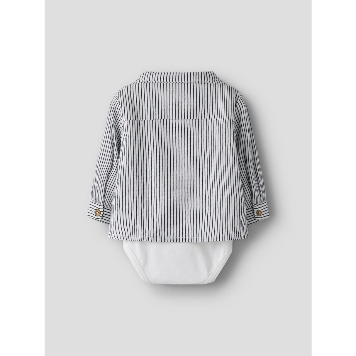 Name It Cloud Dancer Navy Blazer Nbmfar Ls Shirtbody