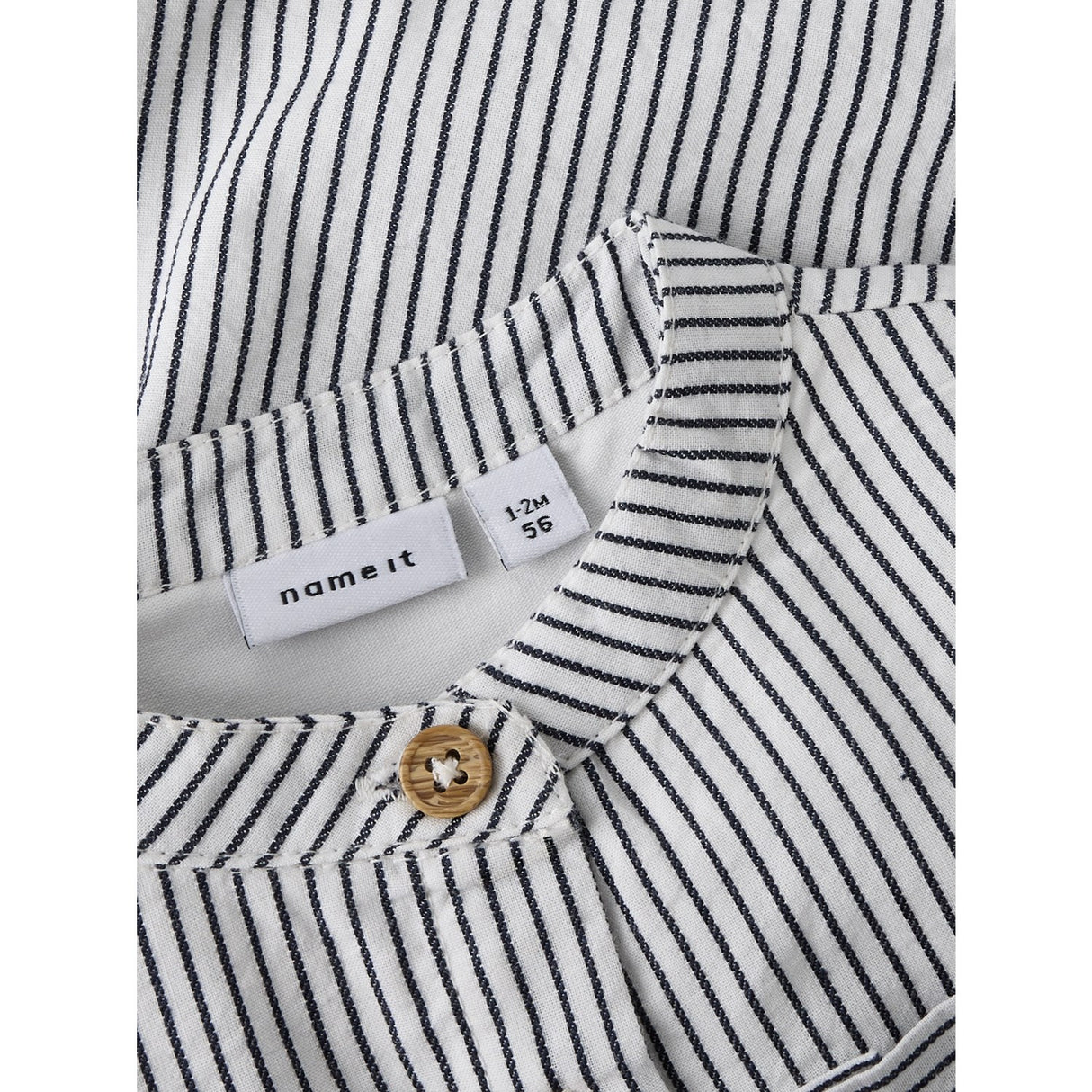 Name It Cloud Dancer Navy Blazer Nbmfar Ls Shirtbody