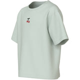 Name It Pale Aqua Cherry Embroidery Nkfvictoria Ss Nreg Top