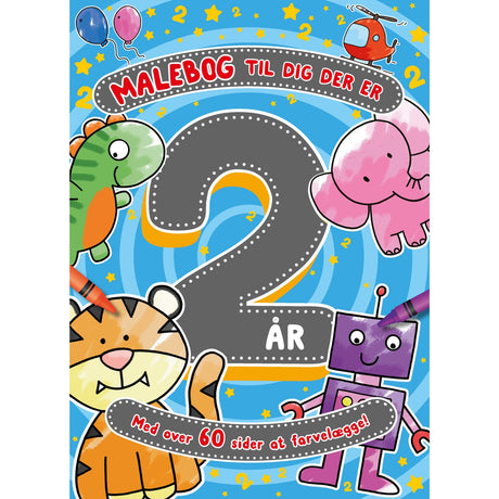 Forlaget Tukan Coloring Book Til Dig Der Er 2 År