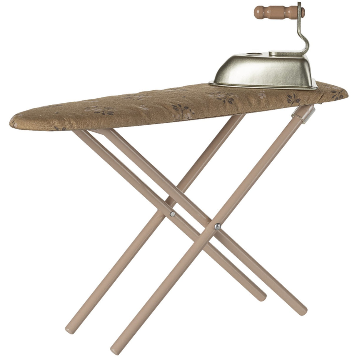 Maileg Strygejern And Strygebræt, Miniature - Pudder