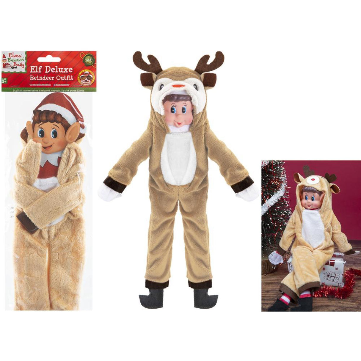 Elves Behavin' Badley Elf Reindeer Outfit