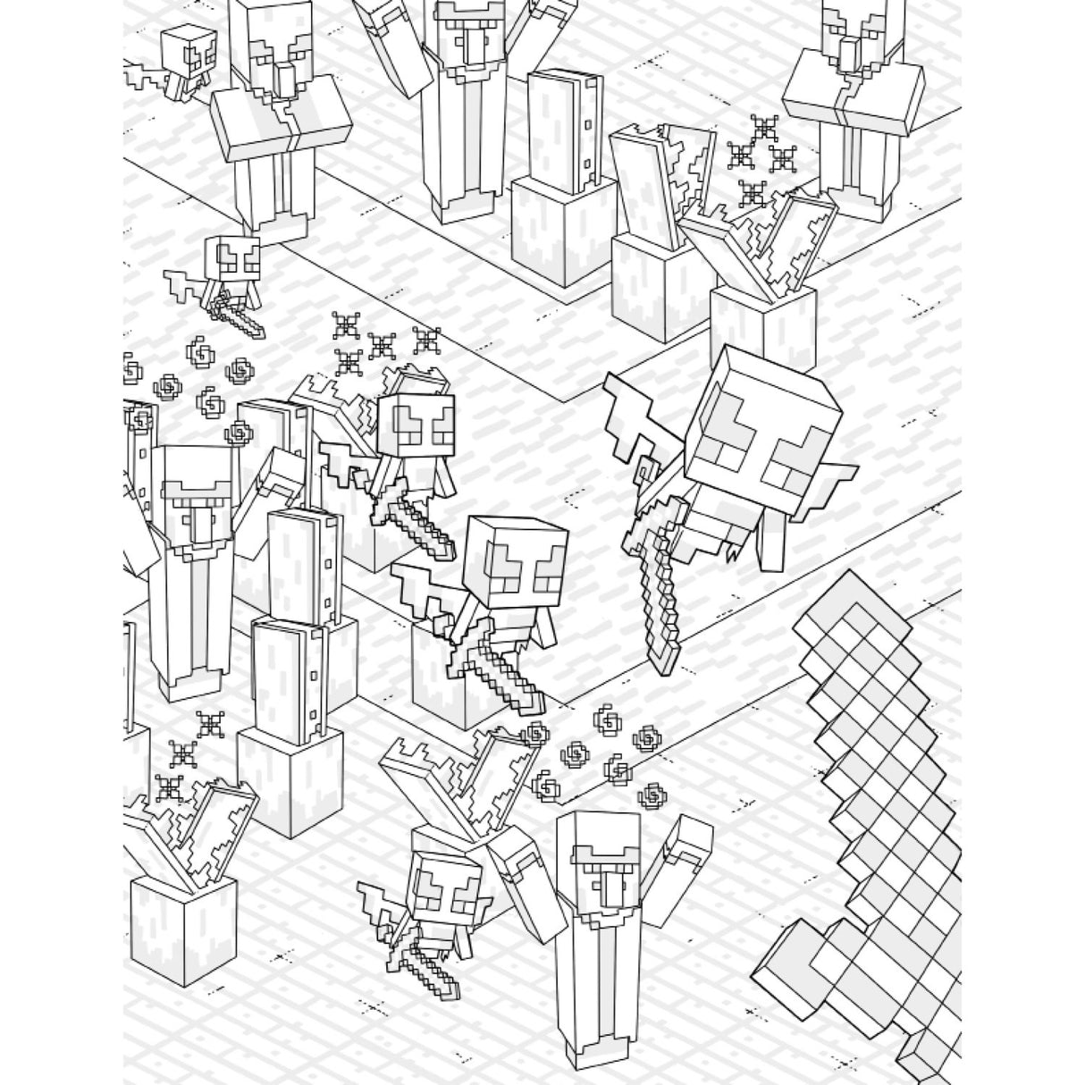 Forlaget Tukan Den Officielle Minecraft Coloring Book