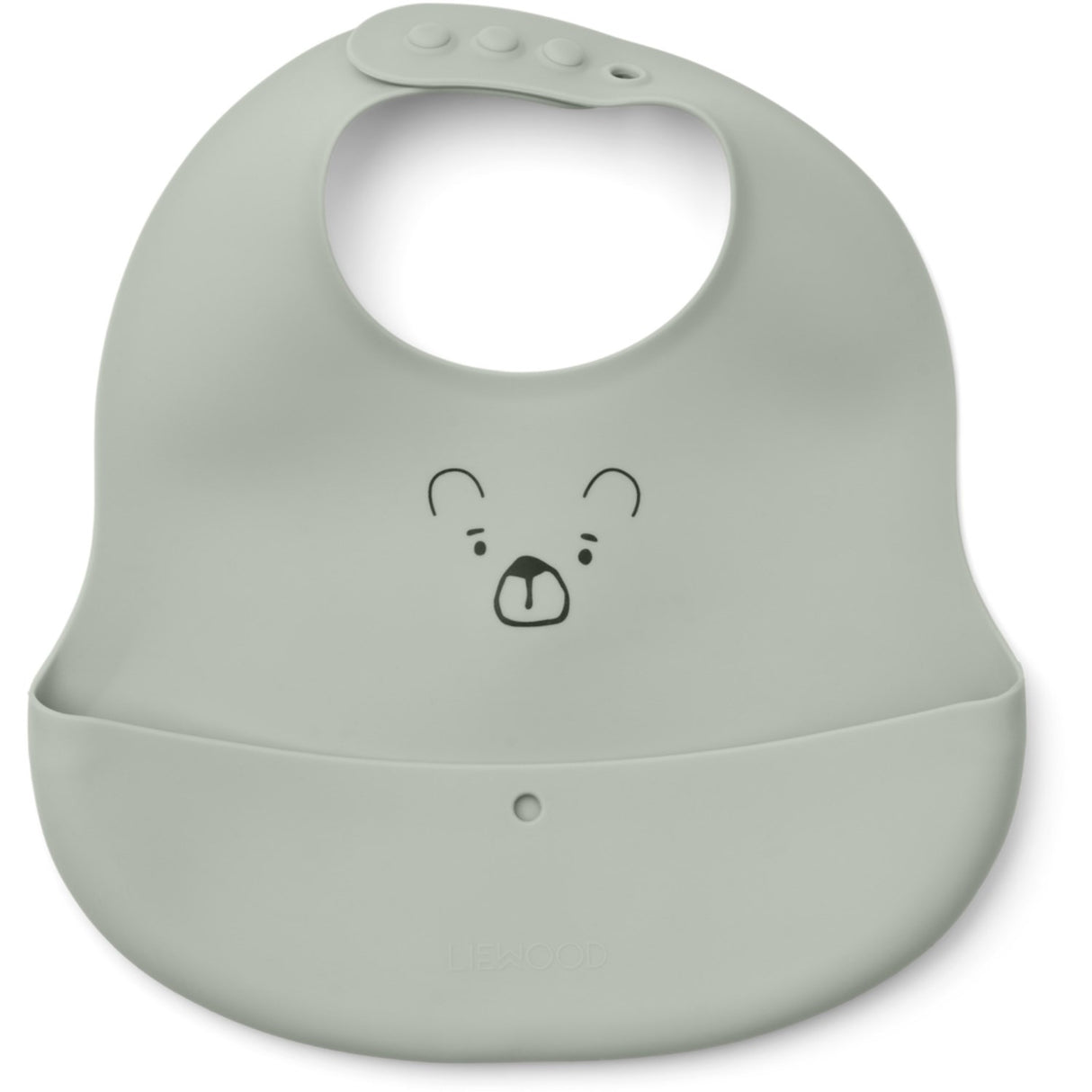 LIEWOOD Mr Bear Dove Blue / Whale Blue Ember Printed Bib 2-pack