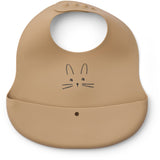 LIEWOOD Rabbit Sandy / Oat Ember Printed Bib 2-pack