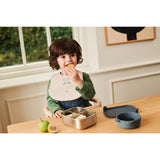 LIEWOOD Rabbit Sandy / Oat Ember Printed Bib 2-pack