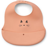 LIEWOOD Cat Appleblossom / Tuscany Rose Ember Printed Bib 2-pack
