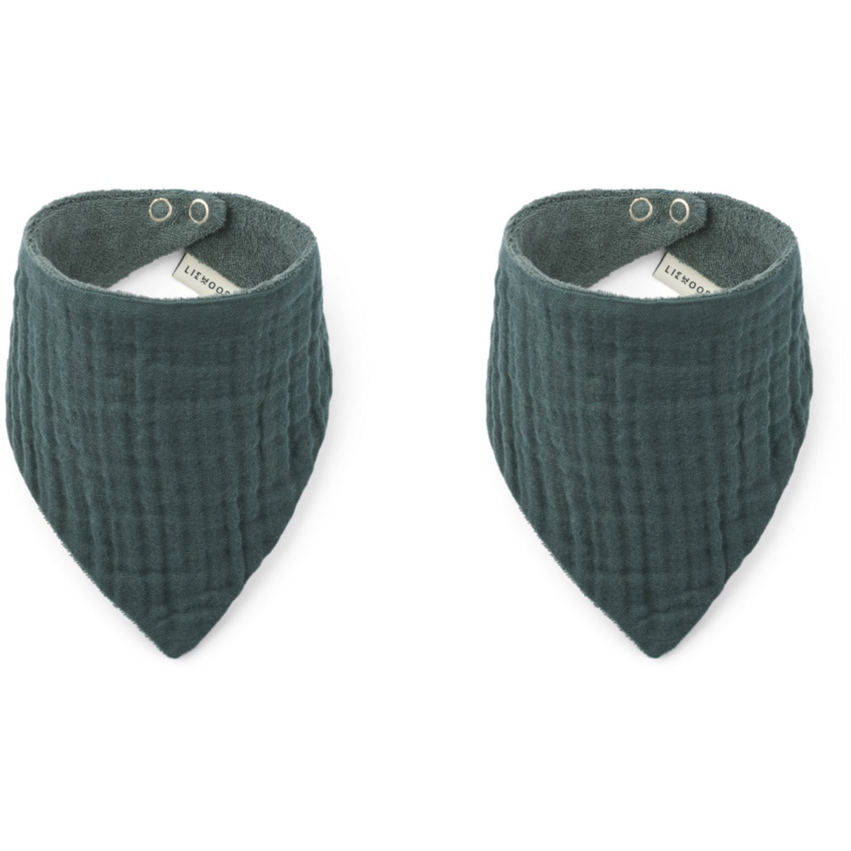 LIEWOOD Whale Blue Andrea Bib 2-Pack