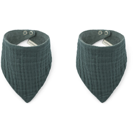 LIEWOOD Whale Blue Andrea Bib 2-Pack