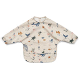 LIEWOOD Sea Creature / Sandy Merle Printed Cape Bib