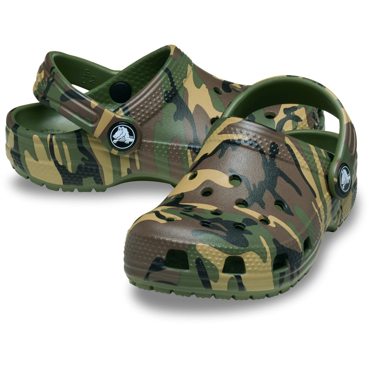 Crocs Army Green/Multi Classic Camouflage Clog