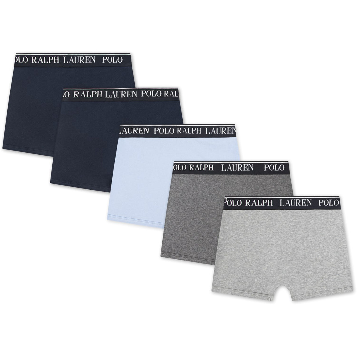 Polo Ralph Lauren Office Blue Cotton Stretch 5-Pack Boxer