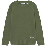Les Deux Kids Chive Green Brad Roundneck Knit Kids