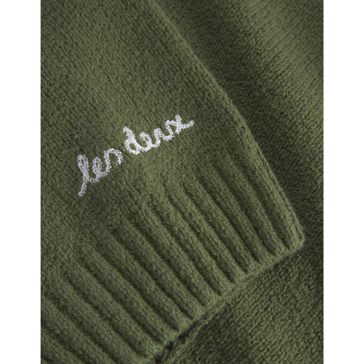 Les Deux Kids Chive Green Brad Roundneck Knit Kids