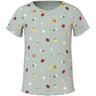 Name It Pale Aqua Fruit Flowers Nmfvemia Aop Ss Slim Top