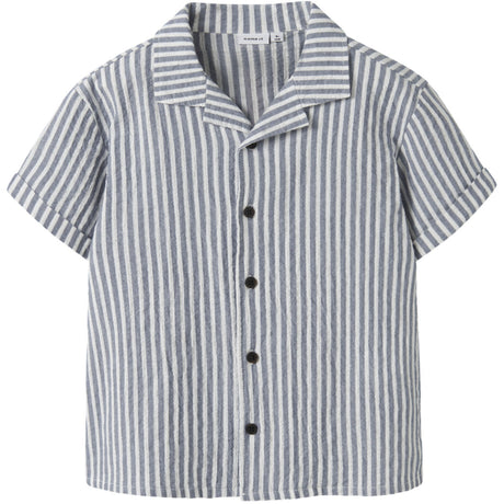 Name It Vintage Indigo Cloud Dancer Nkmfedenis Ss Nreg Shirt