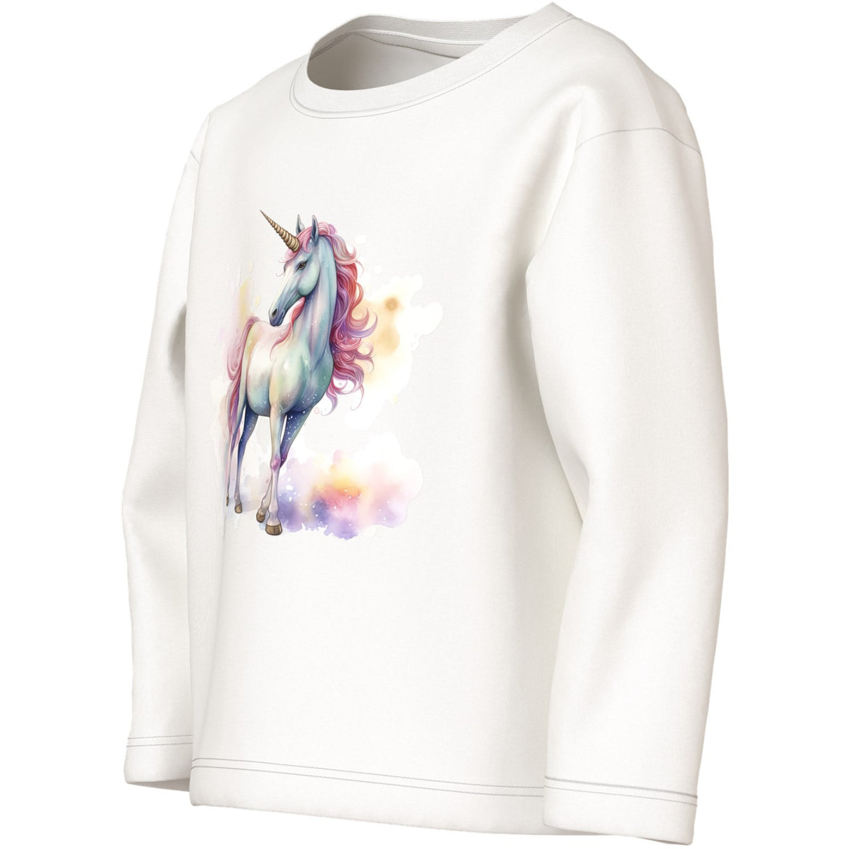 Name It Cloud Dancer Pink Unicorn Nmfvotea Ls Nreg Top