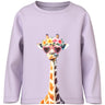 Name It Lavender Fog Giraffe Sunglasses Nmfvotea Ls Nreg Top