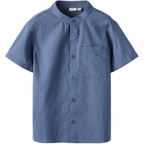 Name It Vintage Indigo Nkmfalinnen Ss Shirt