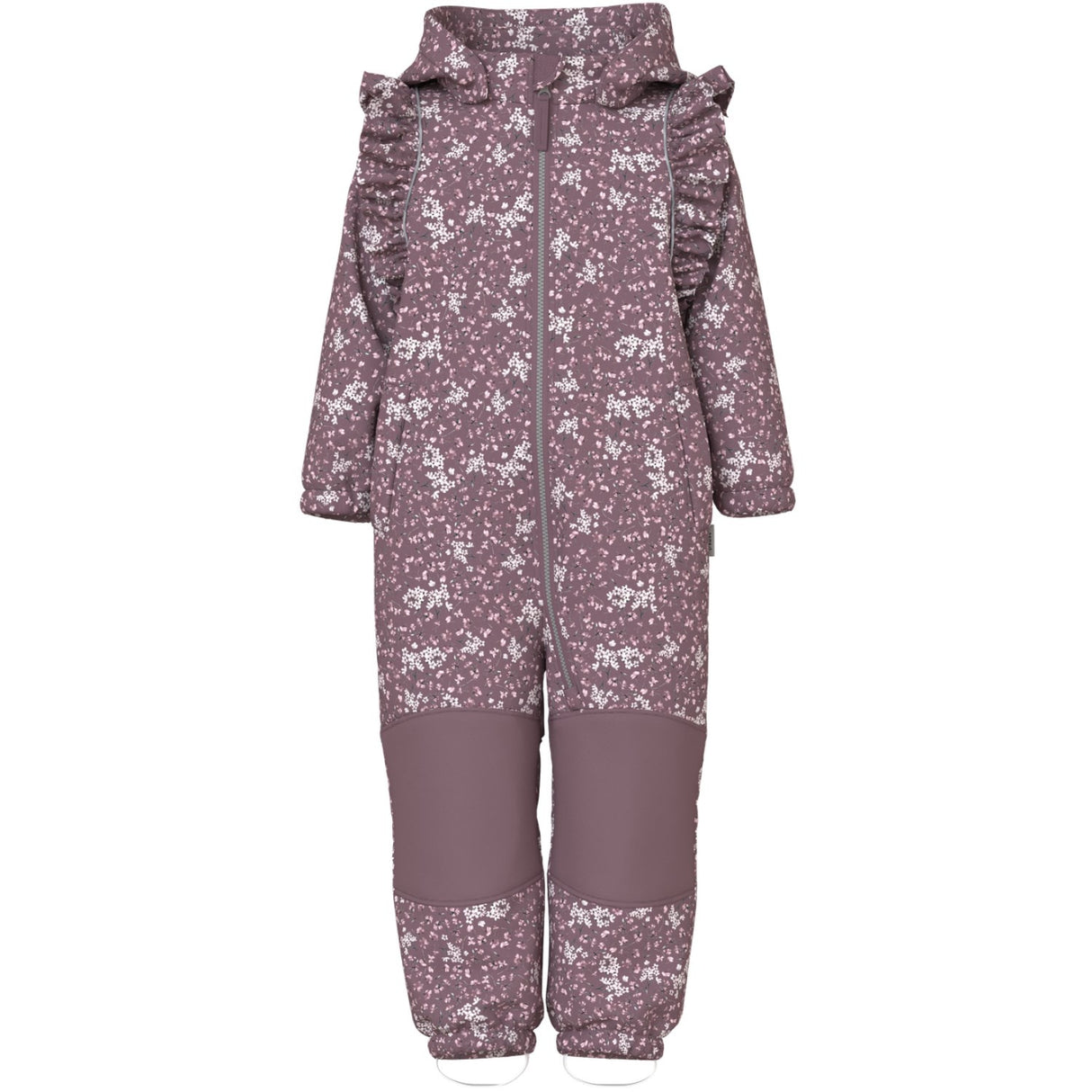 Name It Grape Shake Floral Dream Nmfalfa08 Softshell Suit Frill Fo