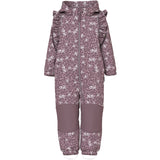 Name It Grape Shake Floral Dream Nmfalfa08 Softshell Suit Frill Fo