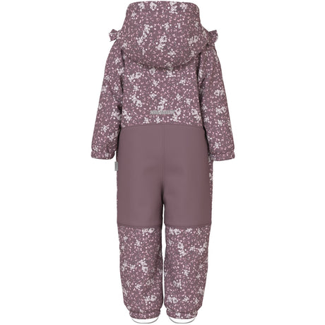 Name It Grape Shake Floral Dream Nmfalfa08 Softshell Suit Frill Fo