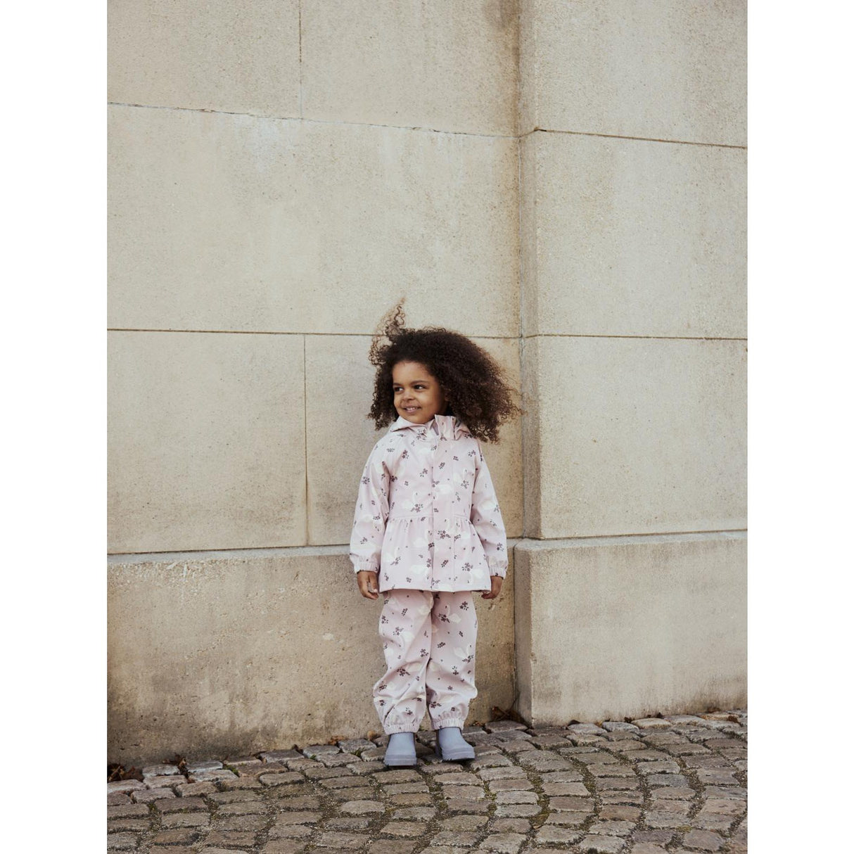 Name It Keepsake Lilac Swan Nmfdry10 Rain Set Aop Fo