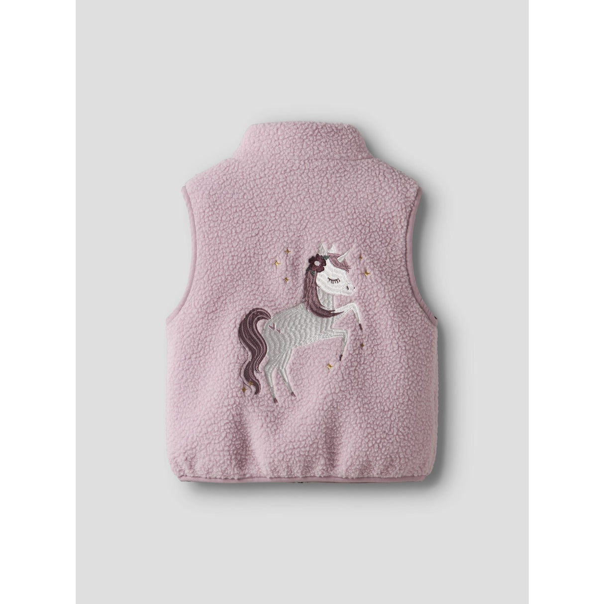 Name It Keepsake Lilac Nmfmall Sherpa Vest