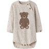 Lil'Atelier Turtledove Teddy Nbngalto Ria Ls Knit Body Lil
