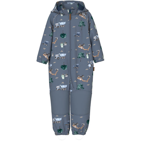 Name It Flint Stone Work Nmmalfa08 Softshell Suit Aop 1Fo Noos