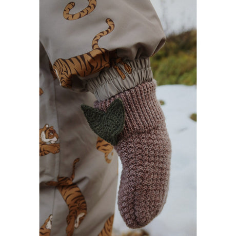 Konges Sløjd Bunny Brown Melange Fruity Mittens