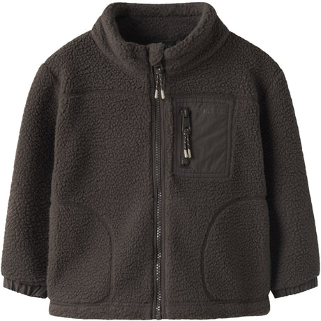 Name It Chocolate Brown Nmmmiller Sherpa Jacket
