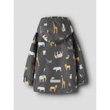 Name It Blackened Pearl 5 Safari Nmmmax Jacket Li Aop Noos