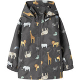 Name It Blackened Pearl 5 Safari Nmmmax Jacket Li Aop Noos