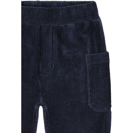 Hust & Claire More Navy Gus Ribbed Velour